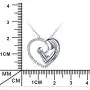 925 Sterling Silver Mother Child Forever Love Heart Pendant Necklace for Mom Grandma 925 Sterling Silver Mother Child Forever Love Heart Pendant Necklace for Mom Grandma