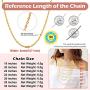 ChainsPro Women 1.2mm Slim Snake Chain, Replacement Necklace, 18-30“ Length, 18K Gold/Rose Gold Plated (Send Gift Box)