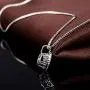 ZowBinBin Necklace Sterling Silver Dancing Cubic Zirconia Pendant Necklace Gifts for Women, Men and Girls