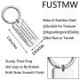 FUSTMW Inspirational Gifts I Am The Storm Keychain Motivating Jewelry Encouragement Gift