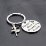 Zuo Bao Girls Dance Jewelry Never Miss A Chance to Dance Keychain Gifts for Dance Recitals Dancers and Dance Teams