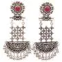 Crunchy Fashion Bollywood Jewellery Traditional Ethnic Bridal Bride Wedding Bridesmaid Oxidised Silver Tribal Boho Indian Earrings Jewelry For Women Crunchy Fashion Bollywood Jewellery Traditional Ethnic Bridal Bride Wedding Bridesmaid Oxidised Silver Tribal Boho Indian Earrings Jewelry For Women