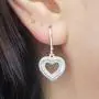 Dazzlingrock Collection 0.23 Carat (ctw) 14K Round Cut White Diamond Ladies Heart Shape Dangling Drop Earrings 1/4 CT, White Gold Dazzlingrock Collection 0.23 Carat (ctw) 14K Round Cut White Diamond Ladies Heart Shape Dangling Drop Earrings 1/4 CT, White Gold