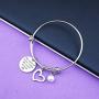 Maid of Honor Gift Bridesmaid Bracelet Always My Sister Wedding Gift for Bridesmaid Flowergirls Inspirational Jewelry for Wedding (maid of honor BR)