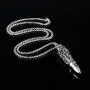 HUANIAN Dragon Sword Bullet Shape Canister Capsule Memorial Keepsake Pendant Cremation Ash Urn Necklace for Men HUANIAN Dragon Sword Bullet Shape Canister Capsule Memorial Keepsake Pendant Cremation Ash Urn Necklace for Men