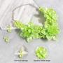 SP Sophia Collection Womens Braided Pearl and Enamel Flower Necklace and Earring Set
