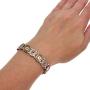 PammyJ Western Tri-Tone Faux 12 Gauge Shotgun Shell Stretch Bracelet
