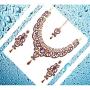 Touchstone Indian Bollywood Royal Look Marvelous Designer Jewelry Necklace Set Embellished for Women.