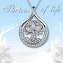 Besilver Tree of Life Drop Necklace Charm for Men 925 Sterling Silver Crystal Family Tree Pendant Necklace Women Guy Unisex Jewelry Grandma Mom Boyfriend Necklace Birthday Anniversary Gift FP0004W Besilver Tree of Life Drop Necklace Charm for Men 925 Sterling Silver Crystal Family Tree Pendant Necklace Women Guy Unisex Jewelry Grandma Mom Boyfriend Necklace Birthday Anniversary Gift FP0004W