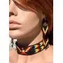HANDMADE BEADED INDIAN FASHION JEWELRY GORGEOUS BLACK THUNDERBIRD BEADED CHOKER/NECKLACE S54/6 HANDMADE BEADED INDIAN FASHION JEWELRY GORGEOUS BLACK THUNDERBIRD BEADED CHOKER/NECKLACE S54/6