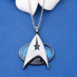 FAADBUK Star Trek Inspired Jewelry Star Trek Movie Inspired Necklace Star Trek Fans Gift Trek Movie Inspired Keychain Star Trek Star Trek Logo Necklace