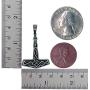 Celtic Knot Asatru Jewelry Mjolnir Norse Viking Thunder Asgard God Thors Hammer Protection Amulet Wealth Luck Money Lucky Charm Safe Travel Talisman Pewter Mens Pendant Necklace w Silver Ball Chain