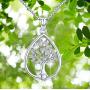 Tree of Life Necklace Sterling Silver, Teardrop Family Tree Pendant Charm with 18 Inch Chain, Celtic Knot Tree of Life Jewelry Necklace for Women,Birthday Gifts for Mom with Fine Jewelry Gift Box