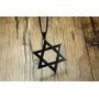 Jewish Religious Symbol Jewelry Stainless Steel Star of David Hexagram Pendant Necklace for Men