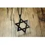 Jewish Religious Symbol Jewelry Stainless Steel Star of David Hexagram Pendant Necklace for Men