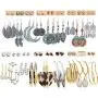 36 Pairs Dangle Earrings for Women Girls Fashion Bohemian Vintage Hollow Drop Dangle Earrings Set Jewelry for Gifts 36 Pairs Dangle Earrings for Women Girls Fashion Bohemian Vintage Hollow Drop Dangle Earrings Set Jewelry for Gifts