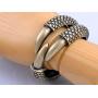 Alilang Womens Bronze Tone Jurassic Dinosaur Reptile Dragon Claw Talon Cuff Bangle Bracelet