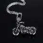 JAJAFOOK Stainless Steel Motorcycle Matching Set Mens Pendant Necklace JAJAFOOK Stainless Steel Motorcycle Matching Set Mens Pendant Necklace