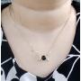 Triple Moon Goddess Symbol Semi-Precious Stones Jewelry