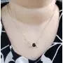 Triple Moon Goddess Symbol Semi-Precious Stones Jewelry