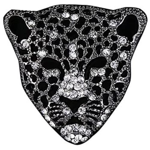 Leopard Brooch Pin Jewelry for Men Suits Valentines Day Gifts for Boyfriend Fathers Day Gifts from Daughter Papa Gifts