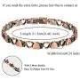 Feraco Women Copper Magnetic Bracelet Magnet Therapy Bracelets Pain Relief for Arthritis Love Heart 99.99% Solid Copper Jewelry Adjustable with 2 Buckets Feraco Women Copper Magnetic Bracelet Magnet Therapy Bracelets Pain Relief for Arthritis Love Heart 99.99% Solid Copper Jewelry Adjustable with 2 Buckets