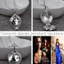 FURONGWANG 3 Pieces The Vampire Diaries Movie Jewelry Katherine, Bonnie and Vervain Pendants Necklace For Fans Girls Women