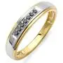 Dazzlingrock Collection 0.12 Carat (ctw) 18K Yellow Gold Plated Sterling Silver Round Black Diamond Mens 7 Stone Wedding Band Dazzlingrock Collection 0.12 Carat (ctw) 18K Yellow Gold Plated Sterling Silver Round Black Diamond Mens 7 Stone Wedding Band