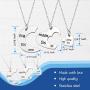 HN HNHB 3 Sister Necklace Bracelet Big Sis Middle Sis Little Sis 3 Piece Cut Heart Necklace Set for Strengthening Sisterhood Adorable Jewerly