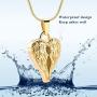 Angel Wing Ashes Pendant Cremation Jewelry Urn Necklace Keepsakes Memorial Lockets for Ashes