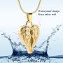 Angel Wing Ashes Pendant Cremation Jewelry Urn Necklace Keepsakes Memorial Lockets for Ashes