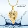 Angel Wing Ashes Pendant Cremation Jewelry Urn Necklace Keepsakes Memorial Lockets for Ashes