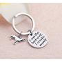 SEIRAA Bad Wolf Tardis Keychain Movie Inspirational Gift I Am The Bad Wolf Jewelry