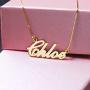 925 Sterling Silver Personalized Name Necklace Pendant Custom Made with Any Names