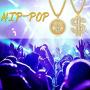 LOYALLOOK 2PCS 18K Gold Plated Chain with Dollar Sign Pendant Necklace Old School Hip Hop Rotatable Dollar Necklace 80s 90s Rapper Costume Big Chunky Turnover Punk Style Necklace