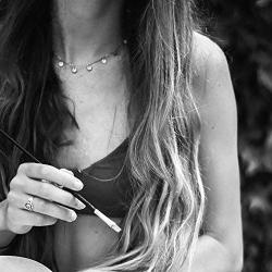EGOO&YAMEE Coink Choker Necklace Star and Moon Handmade Dainty Layered Choker Necklace Set for Women Girls