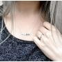 Sincerely Silver Mama Bear Necklace - Momma Bear Jewelry with Cubs Bar Necklace