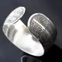 BODYA Tibeten Silver Carved Spiral Flower Connecting Branches Pattern Wide Band Open Cuff Bracelet Bangle BODYA Tibeten Silver Carved Spiral Flower Connecting Branches Pattern Wide Band Open Cuff Bracelet Bangle
