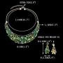 EVER FAITH Austrian Crystal Hibiscus Flower Necklace Earrings Set