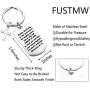 FUSTMW Christian Keychain Bible Verse Gifts Armor of God Cross Charm Ephesians 6:10 Religious Jewelry Confirmation Gifts