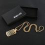 HZMAN American Flag Patriotic Cross Dog Tag Religious Faith Jewelry Pendant Necklace