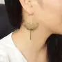 Fashion Exaggerated 18K Gold Geometric Multi-layer Half Circle Dangle Drop Earring for Women Fashion Exaggerated 18K Gold Geometric Multi-layer Half Circle Dangle Drop Earring for Women