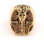 Gungneer Stainless Steel Egyptian Akhnaton King Pharaoh Ring Symbol of Protection Power Strength Jewelry Accessories