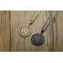 MPRAINBOW Gold Stainless Steel Gold Sri Yantra Sri Chakra Sacred Geometry Talisman Pendant Necklace MPRAINBOW Gold Stainless Steel Gold Sri Yantra Sri Chakra Sacred Geometry Talisman Pendant Necklace