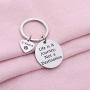 BEKECH Sober Gift Sobriety Anniversary Keychain Life is A Journey Not A Destination 1 Month 6 Months 1 Year 2 Years 3 Year AA Yearly Recovery Jewelry Gift for Women Men