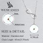 WUSUANED Mustard Seed Necklace With God All Things Are Possible Religious Faith Jewelry Christian Gifts For Women Girls
