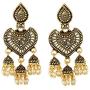 Efulgenz Boho Jewelry Indian Oxidized Gold Vintage Retro Ethnic Dangle Tribal Tibetan Gypsy Dangle Earrings for Girls Women