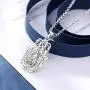 Hamsa Necklace Sterling Silver for Women AEONSLOVE Vintage Hamsa Hand of Fatima Evil Eye Necklace Pendant Good Luck Success Amulet Jewelry Gifts for Womens Girls Wife, 18'' Chain Hamsa Necklace Sterling Silver for Women AEONSLOVE Vintage Hamsa Hand of Fatima Evil Eye Necklace Pendant Good Luck Success Amulet Jewelry Gifts for Womens Girls Wife, 18'' Chain