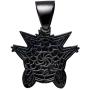 LKV Hip Hop Elf Pokemon Zircon Iced Out CZ Stone Gold Gengar Pendant Necklace