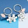 HN HNHB I Love You Always Forever Sweetheart Keychain Dear Love Gift Meaningful Jewelry Gifts